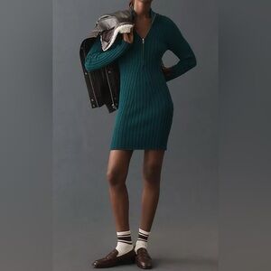 green emerald velvet dress Maeve Anthropologie Kelly Green Eyelet Lace Midi Dress (2)  The Thrifty  Hippy